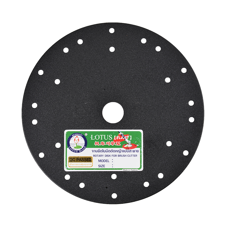 BRUSH CUTTER BLADE-BRUSH CUTTER PARTS-LOTUS : BRUSH CUTTER PLATE KR (BLACK)